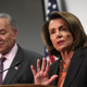 Senate Minority Leader Sen. Chuck Schumer (D-N.Y.) and House Minority Leader Rep. Nancy Pelosi (D-Calif.) participate in a news conference Nov. 13, 2017, at the Democratic National Committee headquarters in Washington, D.C. (Alex Wong/Getty Images)